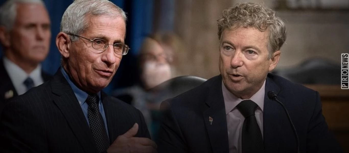 R.Paul κατά A.Fauci: «Κάνουν πειράματα με άγνωστους θανατηφόρους ιούς - Θα θέσουν σε κίνδυνο την ανθρωπότητα»